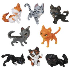 Коты-воители Мини-фигурки Blind Box Mystery Figures Series 1 6 см Дисплей (12)