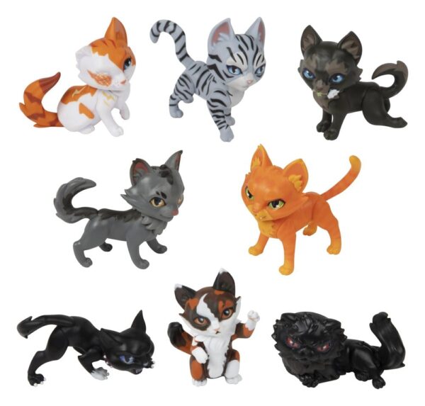 Коты-воители Мини-фигурки Blind Box Mystery Figures Series 1 6 см Дисплей (12)