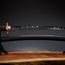 Deemonitapja: Kimetsu no Yaiba Proplica Replica 1/1 Nichirin Sword (Tanjiro Kamado) Kyojuro Rengoku´s Sword Gueard Ver. 88 cm