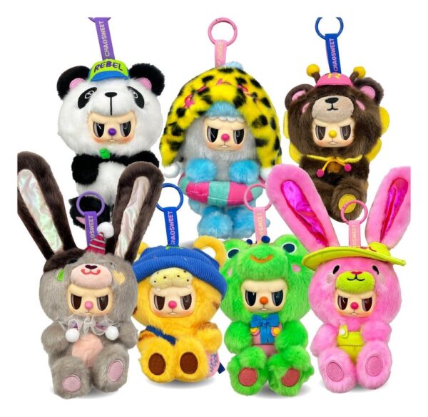 Rebel Bears Vinyl Plush Figuurid Blind Box Sweet Zoo Display 10 cm (6)
