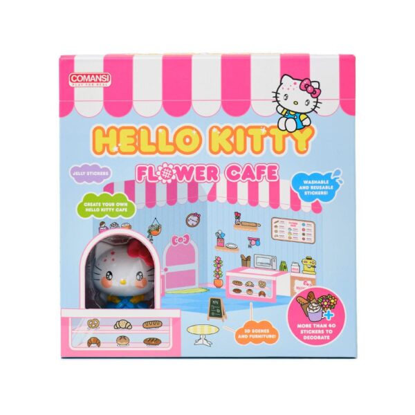Hello Kitty ja sõbrad Mini figuur kleebis maja Hello Kitty Flower Café