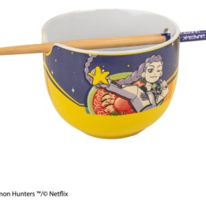KPop Demon Hunters Ramen Bowl koos Chopsticks Rumi Superstar maitsega