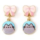 Pusheen Drop Kõrvarõngad Roosa Bows