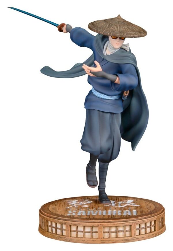 Sinise silmaga samurai PVC kuju Mizu 20 cm