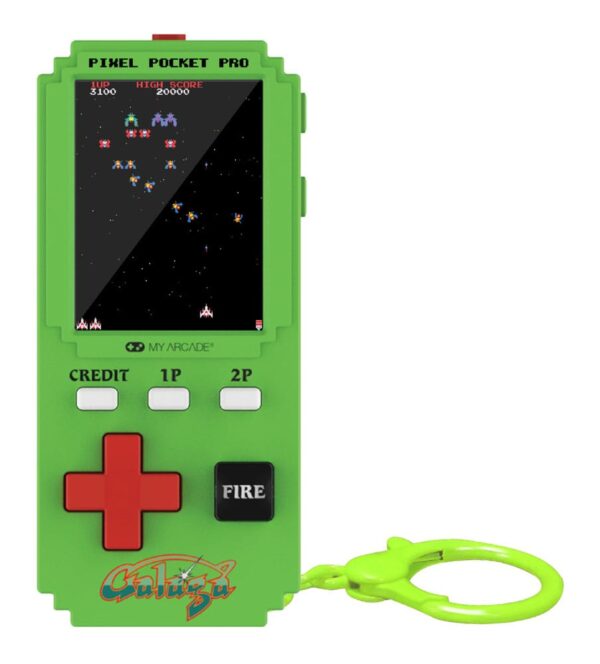 Galaga kaasaskantav mängusüsteem Pixel Pocket Pro
