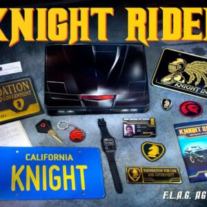 Knight Rider kinkekarp F.L.A.G agentide komplekt