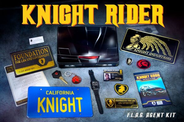 Knight Rider kinkekarp F.L.A.G agentide komplekt