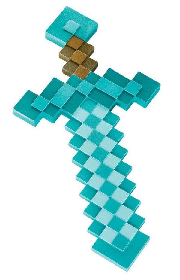 Minecraft plastikust replica teemant mõõk 51 cm