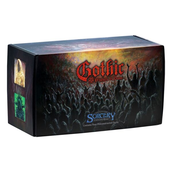 Nõidus: Contested Realm TCG Gothic Preconstructed Decks Prophets of Doom Display (4) ingliskeelne