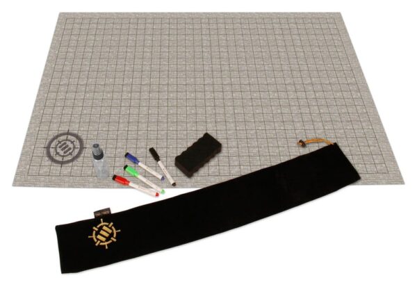 Enhance Tabletop Grid Mat Campaign Kit DnD beež
