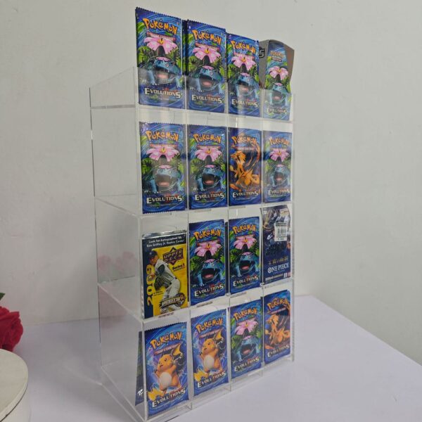 Akrüül Counter Display Trading Card Booster Packide jaoks