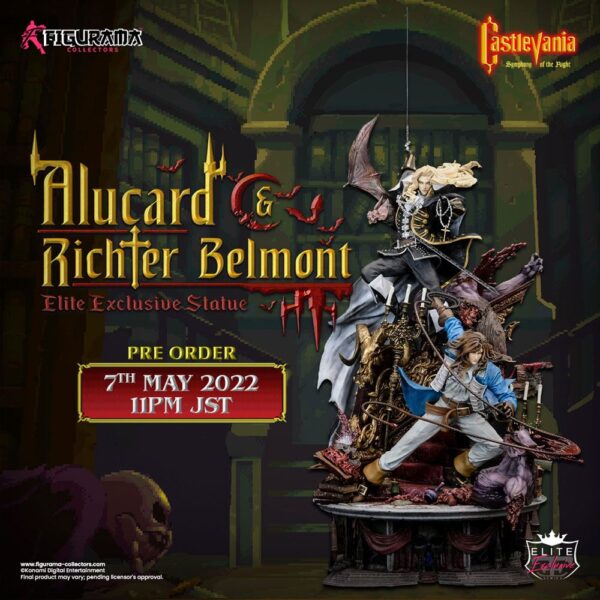 Castlevania: Symphony of the Night Elite Exclusive kuju 1/6 Alucard & Richter Belmont 91 cm