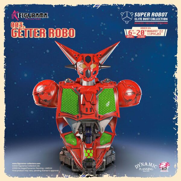 Getter Robo Super Robot Elite Büst 1/3 Getter Robo 26 cm