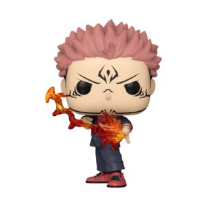 Jujutsu Kaisen POP! Animatsioon vinüülfiguurid Sukuna (Fire Arrow) 9 cm