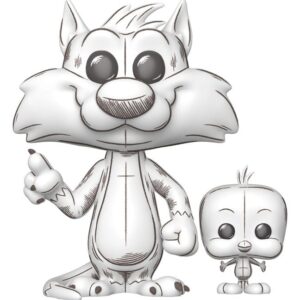 Looney Tunes POP!&Buddy Animation vinüülfiguur Sylvester&Tweety 9 cm