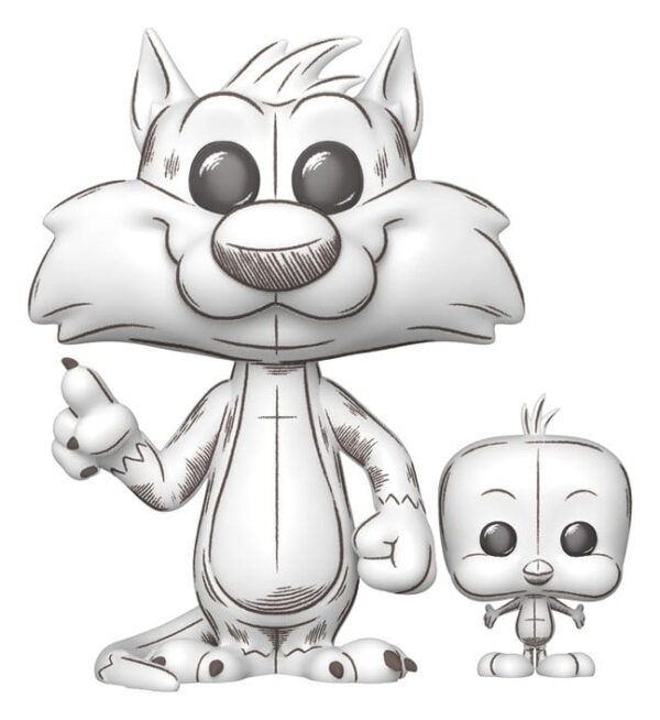 Looney Tunes POP!&Buddy Animation vinüülfiguur Sylvester&Tweety 9 cm