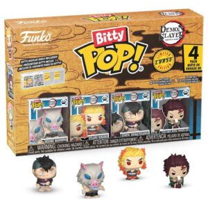 Demon Slayer: Kimetsu no Yaiba Bitty POP! Vinyl Figure 4-Pack Inosuke 2,5 см