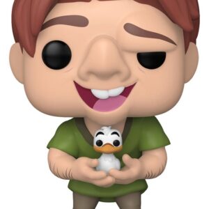 The Hunchback of Notre Dame POP! Vinüülfiguur Quasimodo koos linnuga 9 cm