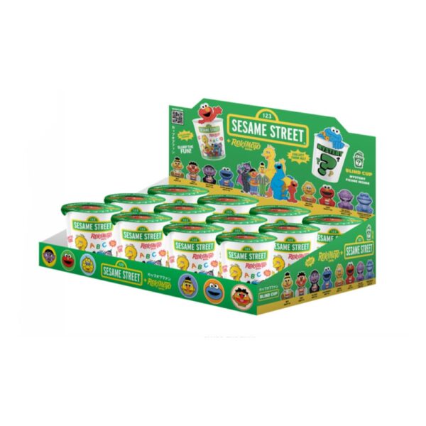 Sesame Street Rokimoto Cup of Fun Blind Box Фигурки 10 см Wave 1 Display (12)