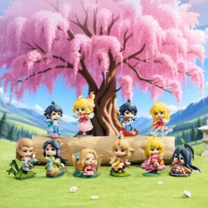 Fox Spirit Matchmaker Blind Box Mini Figuurid Sea Oath Mountain Alliance 8 cm Display (8)