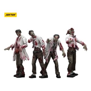 Zombie Dark Source Action Figuurid 4-pack Teadlased (Mees) 8 cm