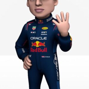 Vormel 1 Minix figuur Max Verstappen Uus 12 cm