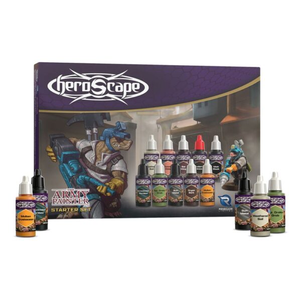 Heroscape värvikomplekt miniatuuride jaoks Army Painter Starter komplekt