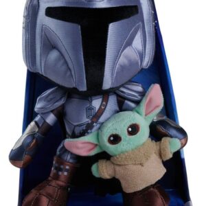 „Star Warsi“ Mandaloriaani pehmiknukk: Mandaloriaan ja Mini Grogu, 25 cm