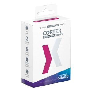Ultimate Guard Cortex Sleeves Matte Standard Size (100) – Pink