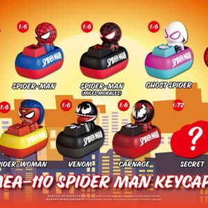 Spider Man Mini Egg Attack Blind Box Figures keycaps 5 cm Assortment (6)