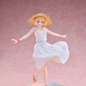 Статуя Lycoris Recoil из ПВХ в масштабе 1:7, Чисато Нисикиги в белом платье, версия 23 см