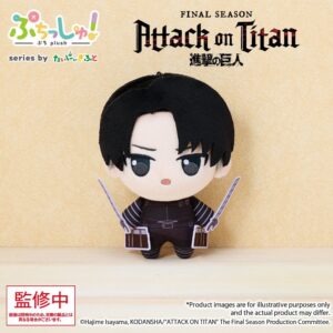 Attack on Titan Puchish! Plush Figure Levi Ackerman Vol. 1 12 cm
