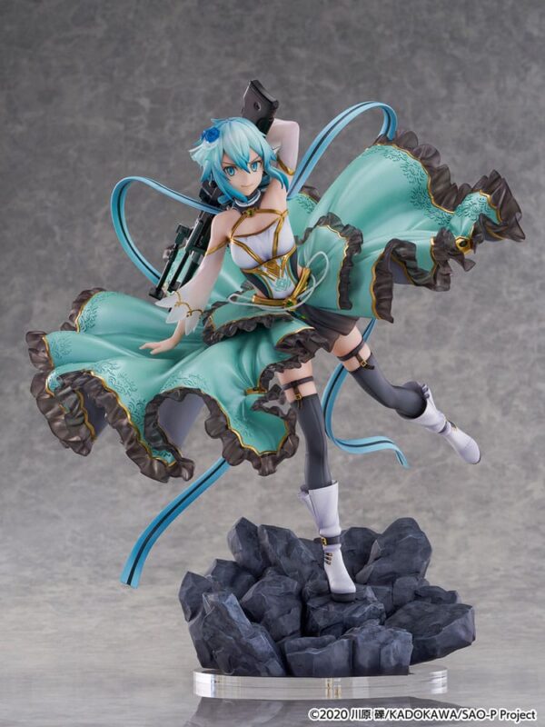 Sword Art Online: Фигурка «SHIBUYA SCRAMBLE» из ПВХ, масштаб 1:7, Синон в кристальном платье, 29 см