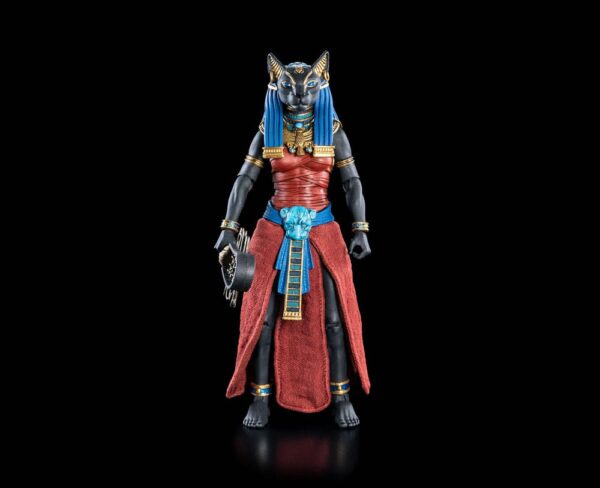 Figura Obscura tegevusfiguur Bastet, must ja punane