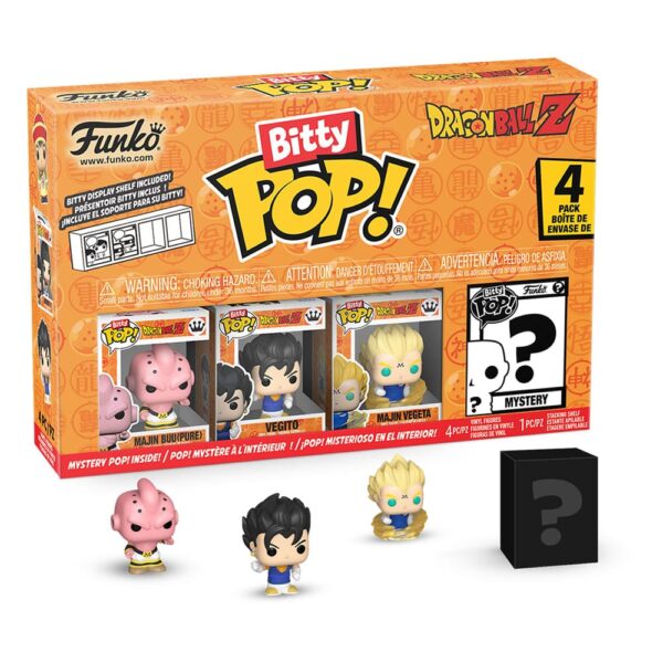 Dragon Ball Bitty POP! vinüülfiguuride 4-pakk, 3. seeria, 2,5 cm