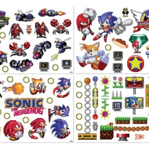 Набор технических наклеек «Sonic — The Hedgehog»