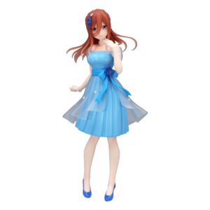 Статуэтка из ПВХ «The Quintessential Quintuplets Trio-Try-iT» — Мику Накано в пастельном платье, версия 21 см