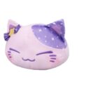 Nemuneko kass – suur pehme mänguasi, lilla, 35 cm
