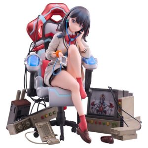 SSSS. Gridman Universe F:NEX Статуэтка из ПВХ «Рикка Такарада в игровом кресле», версия 19 см