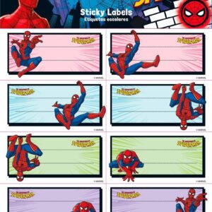 Spider-Man Self-Adhesive Labels
