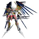 Cross Ange: Rondo of Angel and Dragon Moderoid Plastic Model Kit Villkiss Final Battle Variant 16 cm