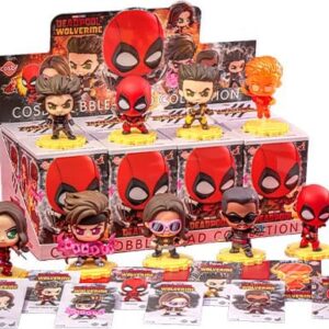 Deadpool & Wolverine Cosbi Mini Figures 9 cm Series 2 Blind Box Display (8)