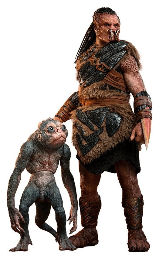 „Predator: Badlands“ Movie Masterpiece tegelaskujud, 2-pakk: 1/6 Dek (Bone Bison Armor) ja Bud, 31 cm
