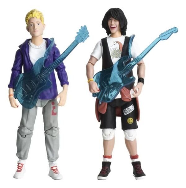 Bill & Ted's Excellent Adventure Twin Pack Action Figures (Limited Edition) 13 cm