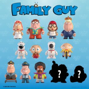 Family Guy Blind Box Mini Figures 7 cm Freakin’ Sweet Mini Series Display (24)