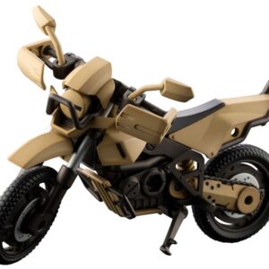 Hexa Gear plastmudel 1/24 Alternative Cross Rider, kõrbevärv, versioon 10 cm