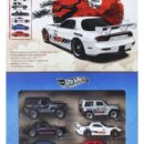 Набор из 6 литых моделей автомобилей Hot Wheels серии «Silver» в масштабе 1:64 «Улицы Японии»