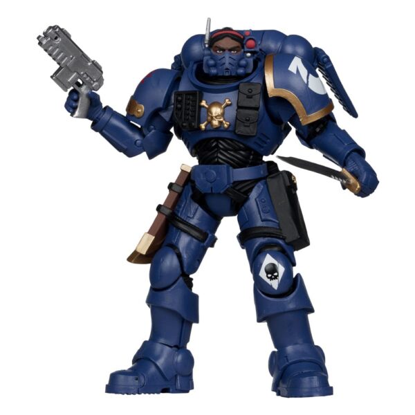Warhammer 40,000 tegelaskuju: leitnant Phobose raudrüüs (Ultramarines) 18 cm