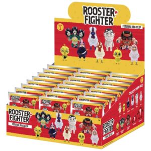 Rooster Fighter 3D PVC Bag Clips Series 1 Blind Bag Display (24)