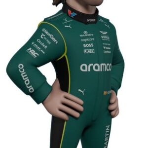 Фигурка «Формула-1» Minix: Фернандо Алонсо (Aston Martin), 12 см